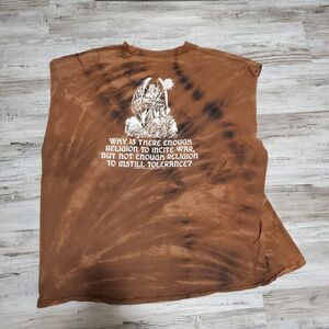 2004 Wicked Jester Shirt Size 4XL Reverse Tye Dye Motorcycles Religious Quote